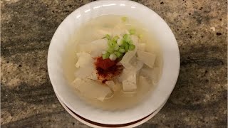 Radish Soup with Tofu (두부넣은 무국)