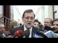 Rajoy dice sobre cita con Puigdemont que nunca hablará para incumplir la ley