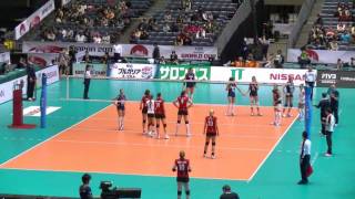 2011 女子バレーボール ワールドカップ イタリアVSドイツ