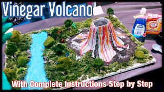 Volcano Eruption Project - Fun Science Fair Project by Vanessa