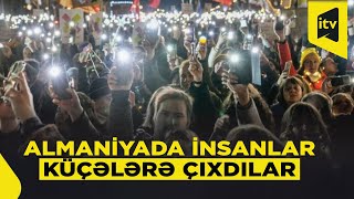 Berlində “Almaniya üçün Alternativ” partiyasına qarşı etiraz aksiyaları baş tutub