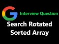 Search in rotated sorted array - Leetcode 33 - Python
