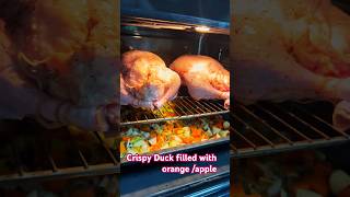 Crispy duck filled with orange,apple#lifestyle #food #christmas #germany