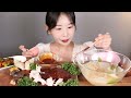 쌀쌀해진 날씨..💙 백골뱅이회 백골뱅이탕 먹방 raw sea snail u0026 sea snail soup eating show mukbang korean food