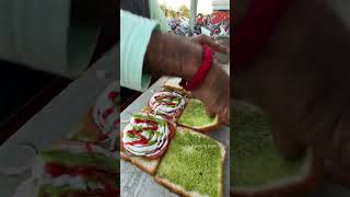 Jaipur Street Style Bombay Grilled Sandwich In Just 35/-  #creatingforindia #streetfood #shorts