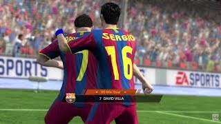 FIFA 11 - FC Barcelona vs Real Madrid (1080p60fps)