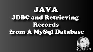 JAVA: Using JDBC to retrieve MySQL Database