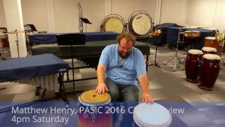 PASIC 2016 Clinic Preview