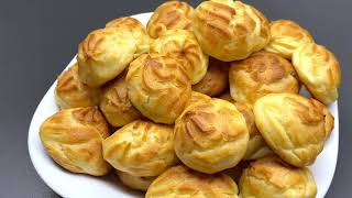 Choux biscuits. You will be surprised how easy it is! Budget and tasty for tea!