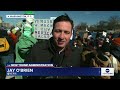 demonstrators protest mass government layoffs outside of us capitol