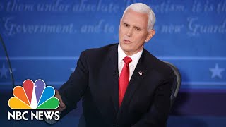 Pence Criticizes Harris' Record As Attorney General Of California | NBC News