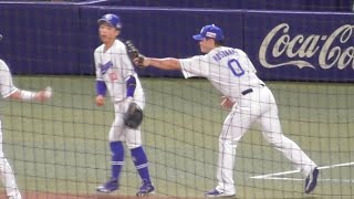 ついにキレた！？#岡林勇希 のおちょくったボールトスに#細川成也 が反撃？　2023／9／17