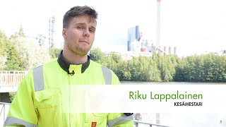 UPM-kesä: Riku kesämestari sellutehtaalla