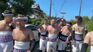 2023 若山熊野神社　神輿渡御　祭り8