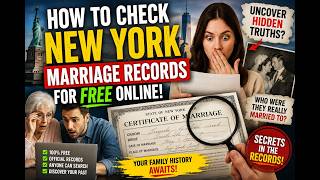 How to check New York marriage records for free online