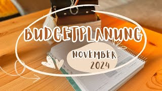 Budgetplanung November  -  Yay für Schlimmer geht`s fast nimmer 😒