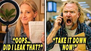 Christine LEAKS a Chapter—Kody’s $100 K Meltdown Exposed?!