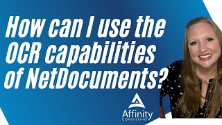 NetDocuments OCR