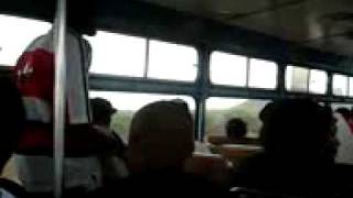 Dans le bus entre Flic en flac et Port louis Ile maurice