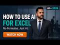 How to Use AI to Build Excel Sheets in Minutes — Live ChatGPT Demo 2026