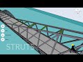 amazing cantilever bridges civil engineering detailed 3d model explaining all components in 4k