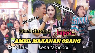 VIRAL TIKTOK!!PRANK KUMPULAN AMBIL JAJAN ORANG||AUTO BAPER KENA TAMPOL!!