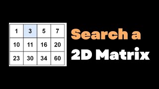 09. Search a 2D Matrix - leetcode | Java DSA LeetCode Solutions