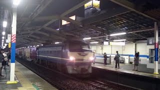 EF66ｰ27 牽引1067レ 南越谷駅通過