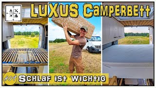 Mein neues Luxus Camper Bett - besser und bequemer | Bett mit neuer Matratze | #AdventuresHappen