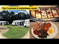 Top 5 Meals in a Motorhome , Camper or Caravan