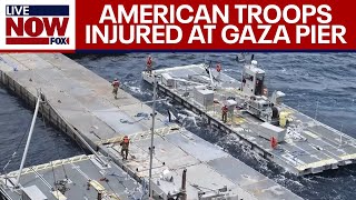 Israel-Hamas war: US troops injured at Gaza aid pier, 1 critically, officials say | LiveNOW from FOX