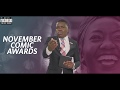 NOVEMBER 2019 COMIC AWARDS | Comic Pastor