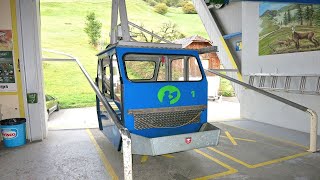 Dallenwil - Wiesenberg Luftseilbahn Bergfahrt 2022 Seilbahn téléphérique cable car