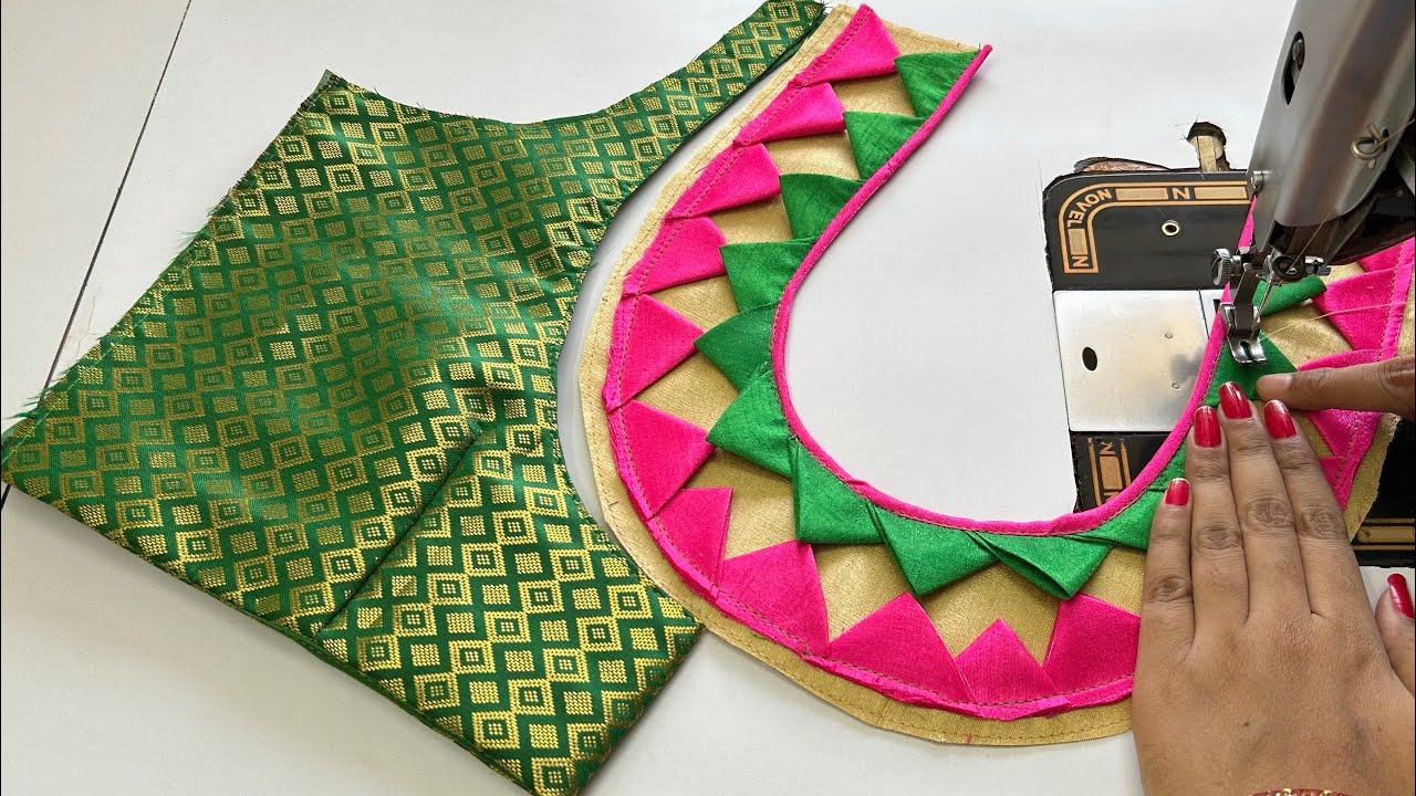 Blouse Back Design Cutting And Stitching Back Neck Blouse Design