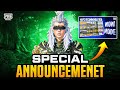 Special Announcement for WOW Creators and SENSI Public || PUBGM