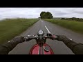 ride with me triumph bobber pov 4k