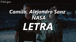 Camilo, Alejandro Sanz - NASA  💔| LETRA