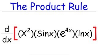 Product Rule With 4 Functions - Derivatives | Calculus