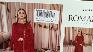 Emaan Adeel Romansiyyah Luxury Formal 23 in #japancentretextile Hurry up Order Now 03080555531