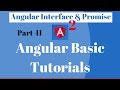 Angular 2:  Use of  interface and promise