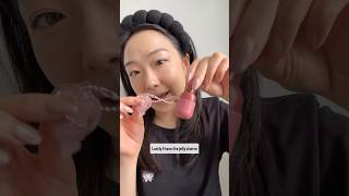 Trying Kaja Beauty makeup only Pt 4 #kajabeauty #lipstain #liquidblush #lipgloss #kaja #cutemakeup