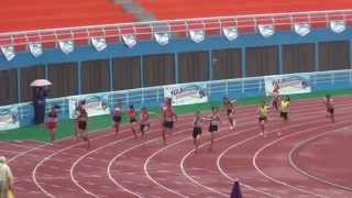 20140422 103全國中等學校運動會田徑賽國女組田徑4x100公尺接力決賽桃園縣仁和國中奪金牌、臺東縣寶桑國中奪銀牌、臺南市金城國中奪銅牌、桃園縣桃園國中第四名、臺北市大同高中第五名。