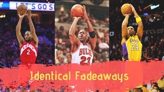 Kawhi Leonard Doing Kobe Bryant & Michael Jordan Fadeaways Identical Plays