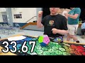 33.67 official megaminx solve 48th in the world