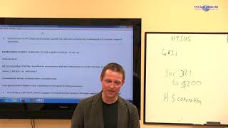 Part 2: Introduction to Classification & HTSUS (Oct. 2014 CBLE Class)