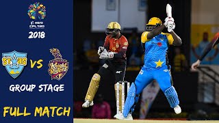 St Lucia Stars vs Trinbago Knight Riders Full Match | CPL 2018 Group Stage