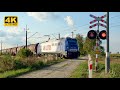 TRAIN REVIEW of YEAR 2023 | BEST RAILROAD CROSSINGS - 4K