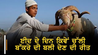 ਈਦ ਦੇ ਦਿਨ ਕਿਵੇਂ ਚੱਲੀ ਬੱਕਰੇ ਦੀ ਬਲੀ ਦੇਣ ਦੀ ਰੀਤ