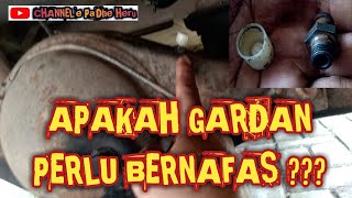 Lubang hawa gardan wajib di bersihkan. #airbreathergardan