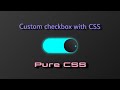 Toggle switch / custom checkbox with simple HTML and CSS | HTML 5 | CSS 3 | Just Code IT